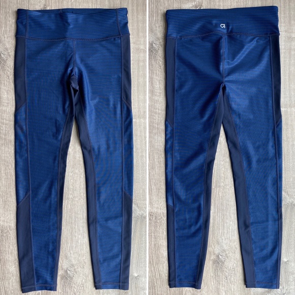GAP Pants - NWOT GapFit Leggings Blue Geometric Print SMALL